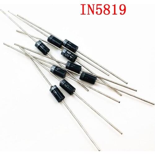 100 PCS IN5819 TUN-41 1A 40 v SCHOTTKY DIODE 1N5819 DIP