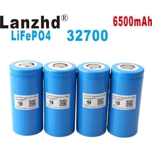 2-24pcs 3.2V 32700 6500mAh LiFePO4 Battery 35A 55A High Power Maximum Continuous Discharge battery