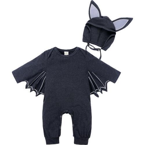 2pieces/Newborn Baby Halloween Clothes Baby Boy Girl Halloween Rompers Long SleeveClothes Kids Costume For Boy Infant Jumpsuit