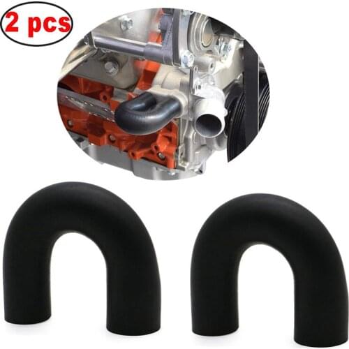 2 Pack for LS Heater Core Delent Bypass Hose Coolant Crossover Fit for LS1 LSX LS2 LS3 LQ4 LQ9