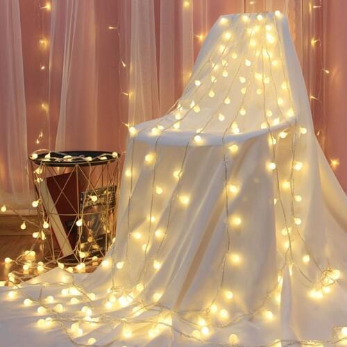 3M USB/Battery Power LED Ball Shape Fairy Garland String Lights Outdoor Garden Wedding Birthday Christmas Party Light Decoration