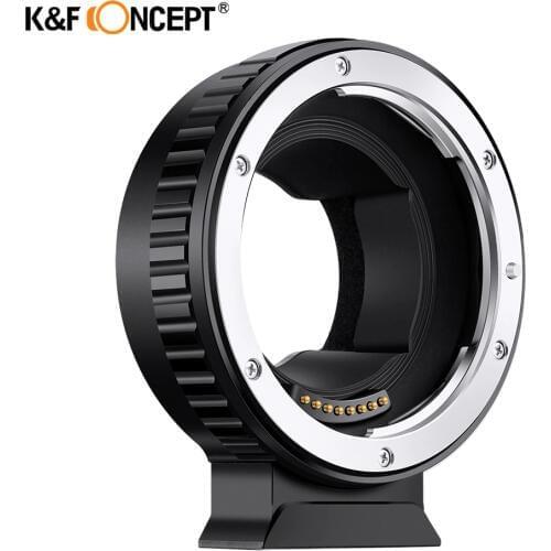 K&F Concept EF to E Mount Adapter Auto Focus Electronic Adapter Ring for Canon EOS EF EF-S Lens to Sony E NEX Camera Mount