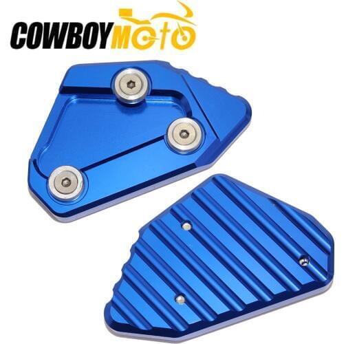 Motorcycle Side Stand Enlarger Plate Extension Pad For Suzuki GSXR1000 GSXR 1000 2009 2010 2011 2012 2013 2014 2015 2016