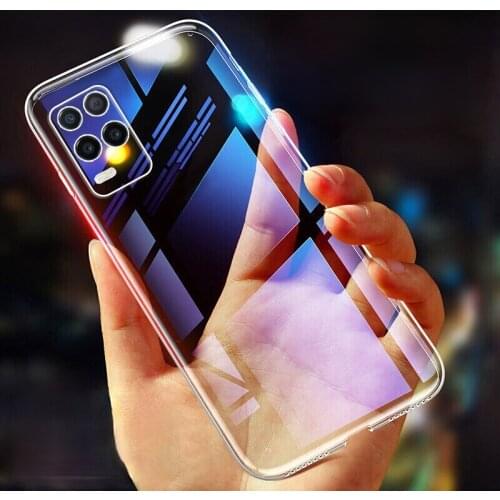 Coque Soft Transparent Prime Phone Case for Realme Q3 Q3i V13 5G RealmeQ3i RealmeV13 Clear Ultra Thin Silicone Bumper Back Cover