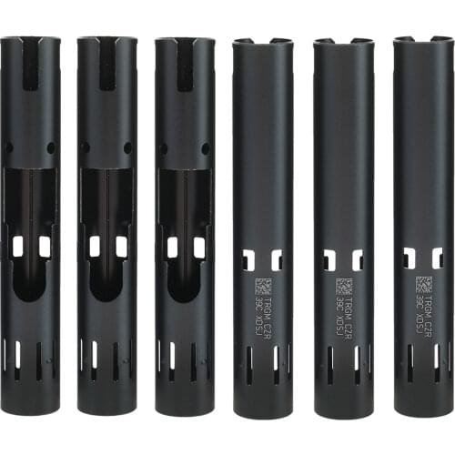 Black Aluminum Tube for Iqos 2.4 Plus Metal Heating Pipe Outer Case Rubber Shear Tube Maintenance Accessories