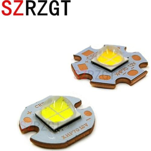 CREE XHP70 XHP 70 Cool White Neutral White Warm White High Power LED Emitter 30W 6V 12V Doide on 16mm 20mm Copper PCB