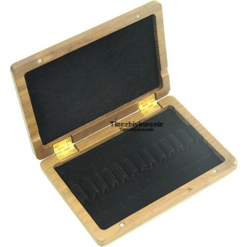 Wooden oboe reed case hold 12 pieces reeds Box