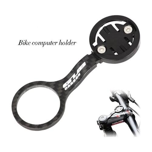 New 15g 3K Carbon Fiber Bicycle Computer Holder Bike Stem Extender Handlebar Computer Cycling Stem Mount For Bryton GPS