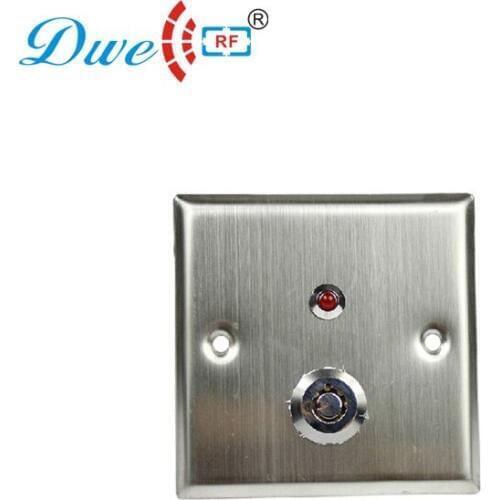 DWE CC RF aluminum access control key exit button with led light indicator
