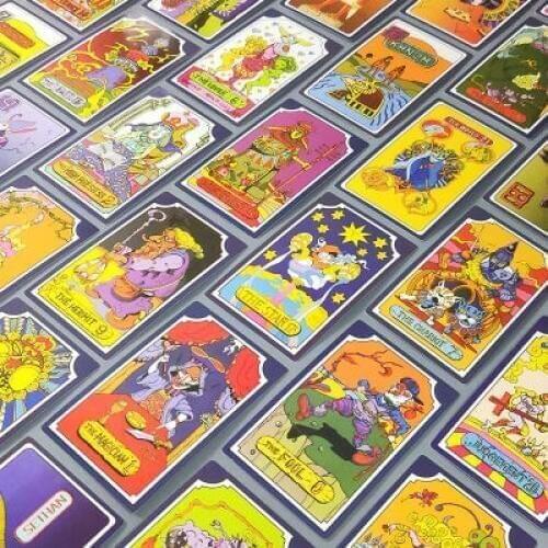 JoJos Bizarre Adventure Tarot Card Kujou Jotarou Japanese Anime 31 Cards 22 Grand Akana 9 Royal Gods Gifts with Cavans Bag