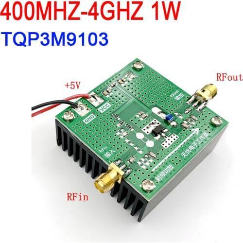 DYKB TQP3M9103 400 MHZ-4 GHZ 1W hing linearity power amplifier development board with heat sink FOR BTS transceivers