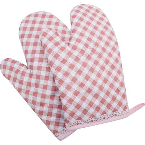 Kitchen Household Microwave Oven Baking Oven Special Anti-scalding Silicone Gloves for Baking Thickening Heat Insulation and Hig