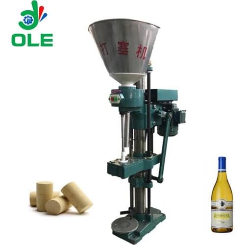 Durable Automatic Feeding Wine Bottle Cork Stopper Sealing Machine