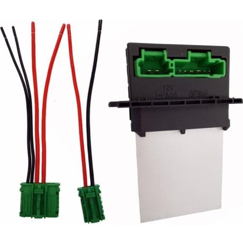 7701048390 Air Conditioning Blower Resistor/Connector/Wire for Citroen Renault Megane Scenic Clio Peugeot 207 607 6441 L2 6441L2