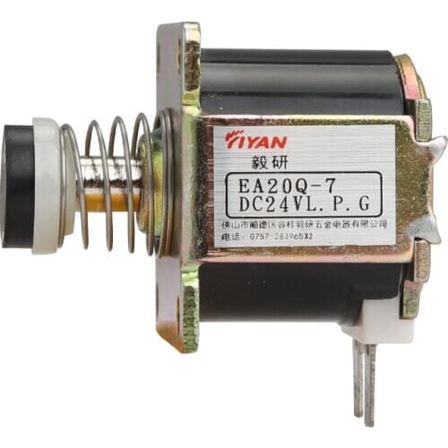 24V Self-Priming Valve 2 Pins Universal Gas Range Solenoid Valve for Gas Stove Flameout Protection Igniter Accessories EA20Q-7