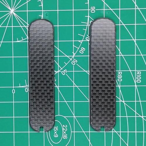Custom Made Carbon Fiber Handle Scales for 74mm Victorinox Swiss Army Knife