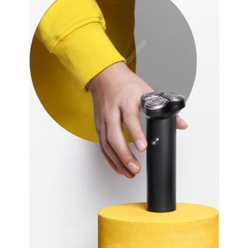 Xiaomi Mijia 3D Floating Smart Electric Shaver S300/S500 IPX7 Waterproof Razor Type-C Charging Dual Layer Blade Dry&Wet Beard