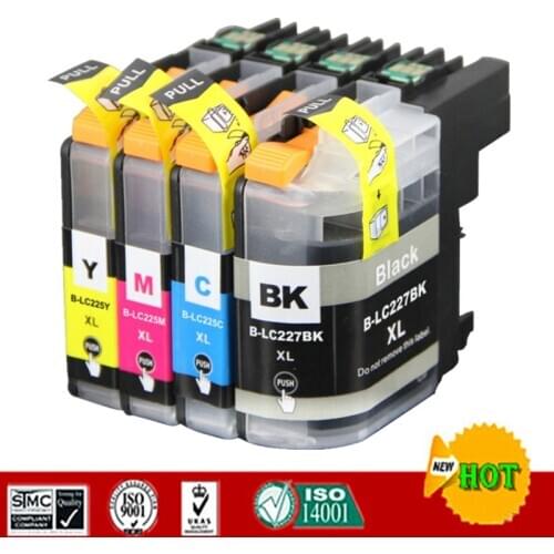 Compatible For Brother LC227XL LC227 LC225 LC225XL Ink cartridges suit for DCP-J4120DW MFC-J4420DW MFC-J4625DW MFC-J4620DW etc