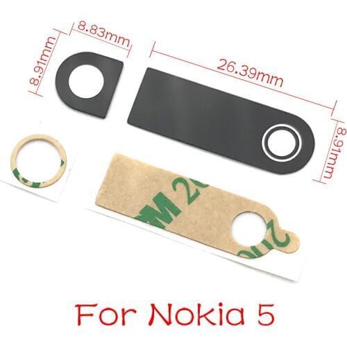 Rear Back Camera Glass Lens With Glue Original For Nokia 5