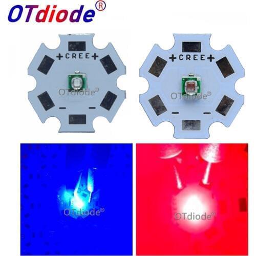 20pcs/lot 3W 3535 Royal Blue 450nm Deep Red 660nm Plant Grow LED light Led Emitter Light for indoor garden plant Grow Aquarium