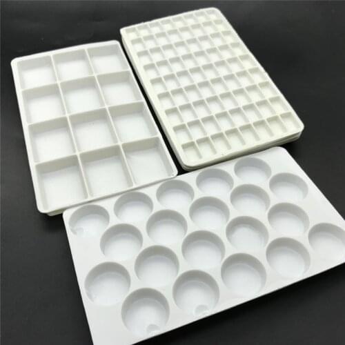 TopStone 20pcs Plastic White Trays For putting/protecting Teardrop,Navette,Oval,Rectangle,Cosmic,Rivoli Glass Crystal Rhinestone