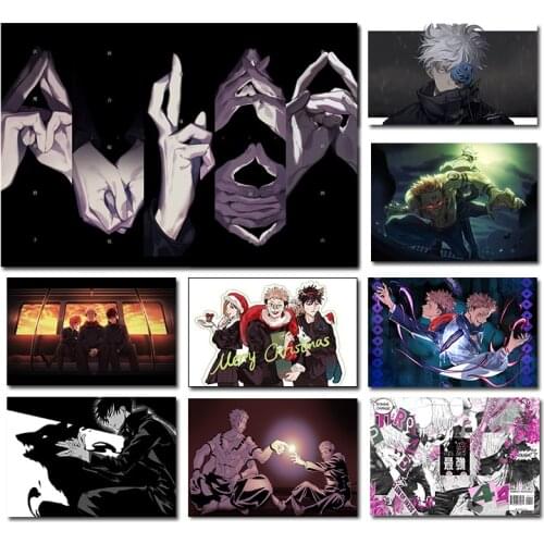 Japanese Anime Jujutsu Kaisen HD Print Wall Art Poster Canvas Painting Living Room Bar Cafe Decoration Picture