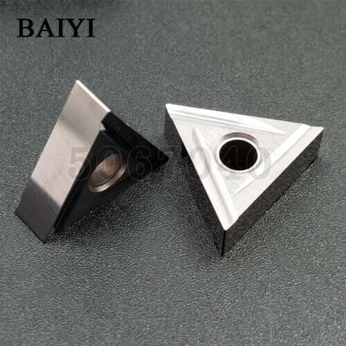 10pcs Cermet inserts TNGG160402L 2G ZM350 Metal cutter lathe turning tools Ceramic blade TNGG 160402L CNC Lathe Cutter Turning