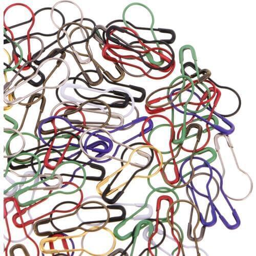 100pcs Calabash Bulb Gourd Small Coilless Safety Pins For Tag Sewing Craft
