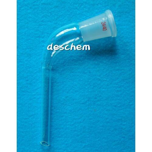 24/40,Distilling glass adapter,105 Degree Bend,Laboratory Glassware Part