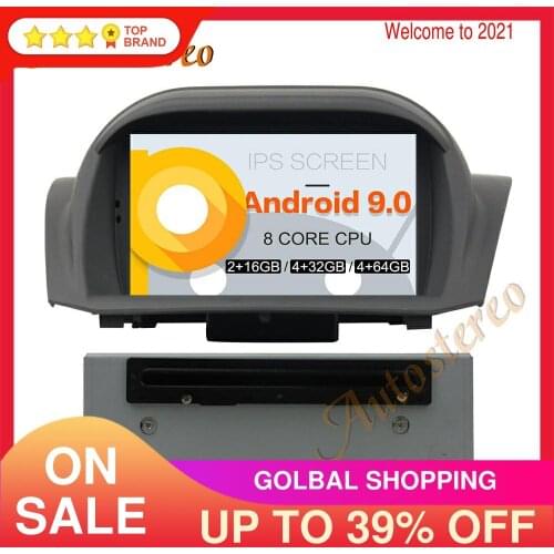 DSP Android9 PX5/PX6 Car DVD Player Multimedia Player GPS Navigation For Ford Fiesta 2013-2016 Auto Radio Stereo Head Unit ISP