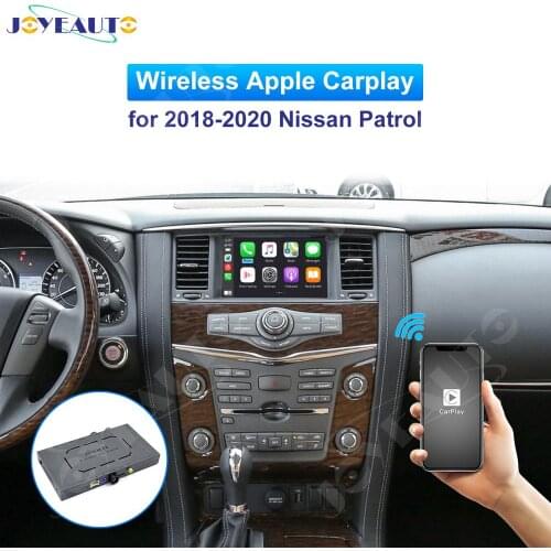 JoyeAuto Wireless Apple Carplay For Nissan Patrol Y62 Y61 Y60 2020 2019 2018 Android Auto Navigation Car Play Multimedia Module