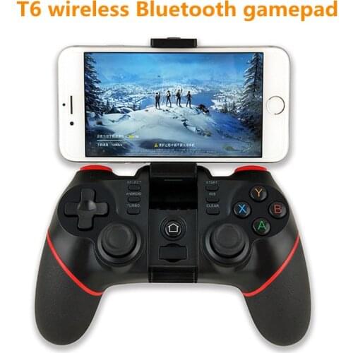 T6 Wireless Bluetooth Gamepad Gaming Controller Game Pad Wireless Joystick For Android Smartphone Smart TV