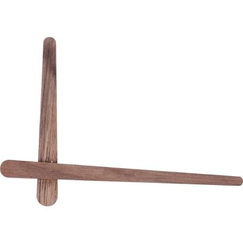 New Walnut Wall Clock Quartz Movement Pointer Hour Minute Second Hand Parts 12