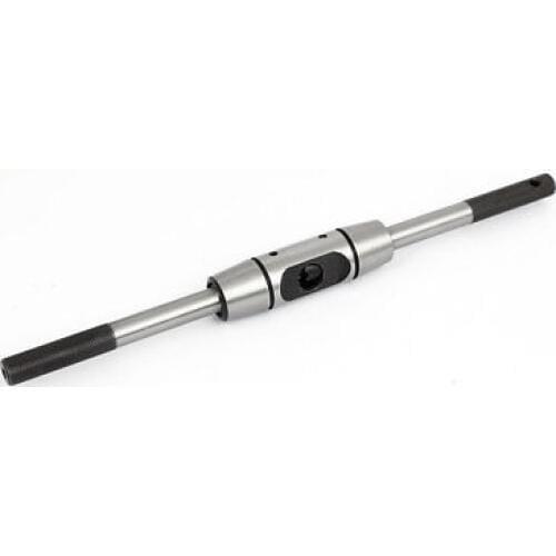 Woodworking Round Steel Handle 6-14mm Adjustable Tap Reamer Wrench 28cm