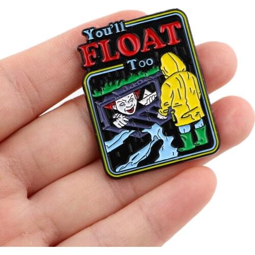 DZ1556 Horror Movie Pins for backpacks Lapel Enamel Pins and Brooches Badge Bags Backpack Decoration Friend Kids for Gifts