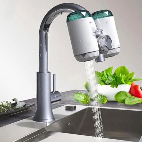 2L Electric Tap Water Filter Faucet for Home Kitchen Purifier Washable Ceramic Percolator Water Direct Drinking Water Purifie