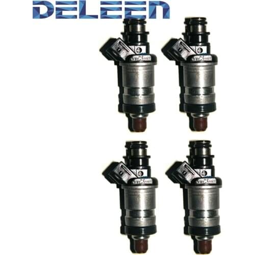 Deleen 4 x Flow Matched Injectors 06164P5M000 for 1997-2001 H onda Prelude H22A4 Car Accessories