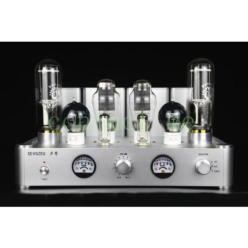 HiFi fever-grade silver wire 300B push 845 tube single-ended Class A amplifier. output power 25W*2，Frequency response: 18--30KHz