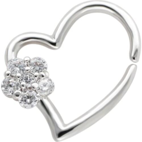 JHJT 18G Cartilage Earring Nose Hoop Ring 316L Stainless Steel Ear rings Body Piercing Jewelry