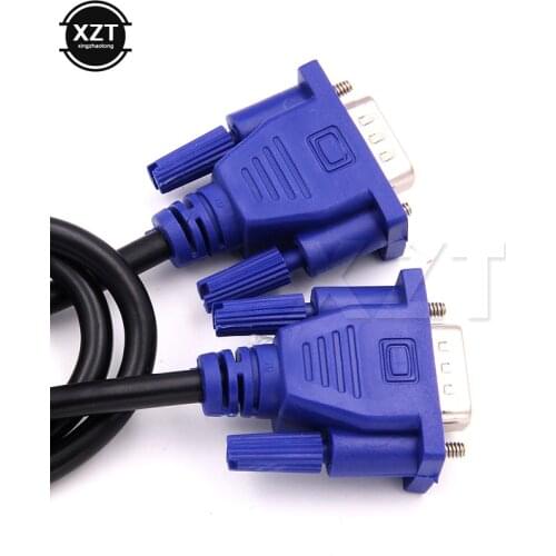 1.3M VGA Cable with Screws VGA Male to VGA Male HDB15 Adapter cable connector For pc TV Monitor Adapter Converter cable cord