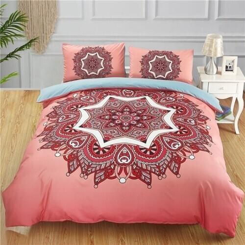 Huge Flora 3D Printed King Size Bedding Set Cotton Duvet Cover Set Quilt Cover with Pillowcase jogo de cama casal T287