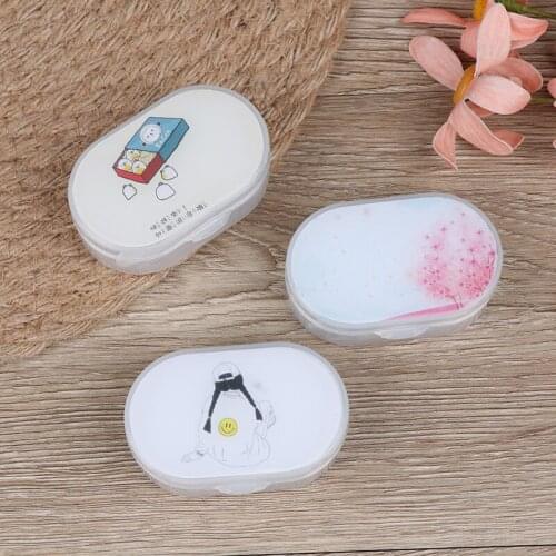 1PCS Contact Lens Storage Box Remover Inserter Tweezers Storage Cleaner Eyes Care Kit Random colors