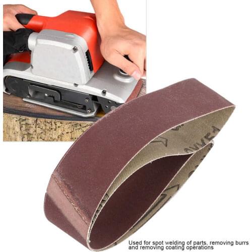 10pcs Alumina Abrasive Belt Sanding Band Grinding Polishing Sandpaper Straps 533*30 Polishing Tool