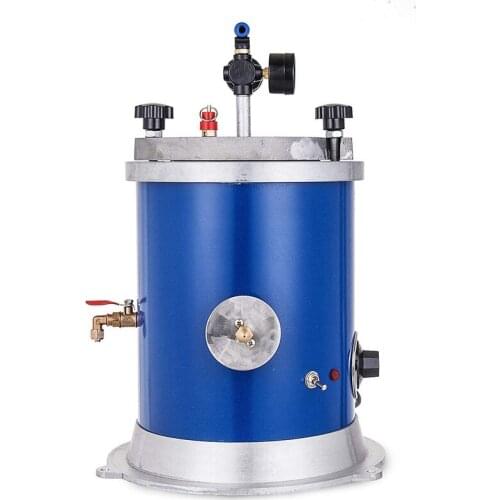 Double mouth waxing machine 5.5LB jewelry jar waxing machine 500W round waxing machine wax mold forming machine