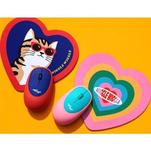 Wireless Mouse Mouse Pad Set Combination Office Desktop Laptop Computer Universal Cute