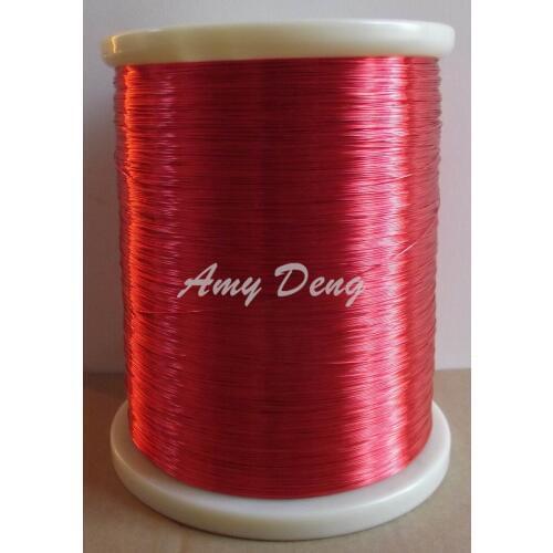 500 meters/lot 0.3 mm new polyurethane enamel covered wire QA-1-155 copper wire red enamel covered wire