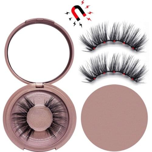 New 5 Magnets Eyelashes for Magnetic Liquid Eyeliner Magnetic False Eyelash Easy to Wear Beauty Tool