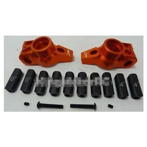 New King Motor EX Aluminum 0-4 Degree Rear Hubs Fit HPI Baja 5B 5T 5SC 2.0 Buggy