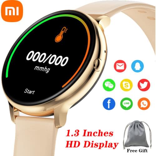 Xiaomi Mijia Bluetooth Call Smart Watch Men Women Round Screen Sport Smartwatch Heart Rate Blood Pressure Monitor Bracelet