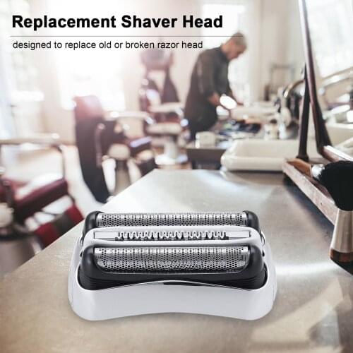 Replacement Shaver Head Cutter Compatible Foil & Cutter Shaver Razor Blade Head Stainless Steel For Braun 3 Series 32S